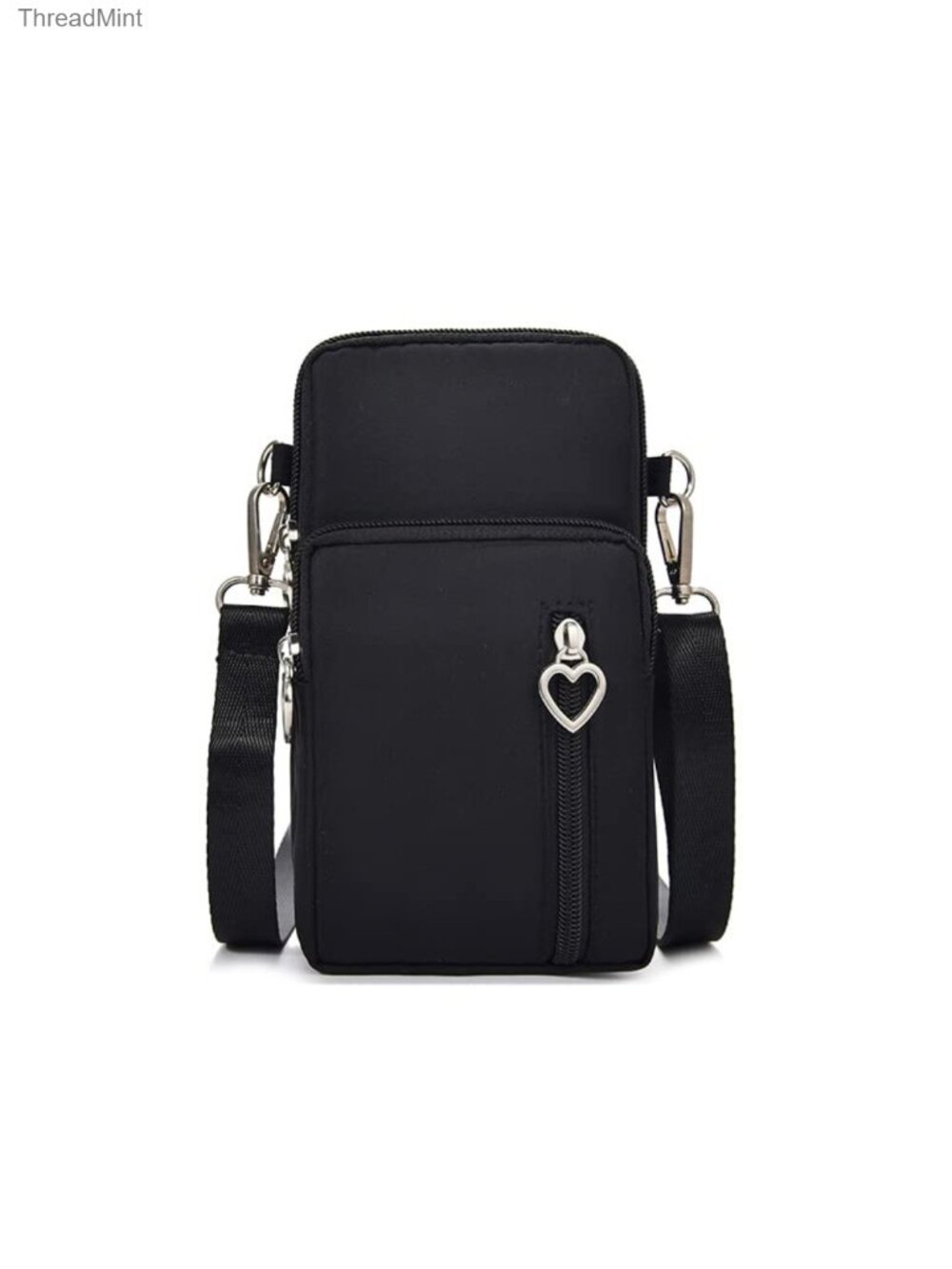 Durable Nylon Crossbody Bag with Headphone Port